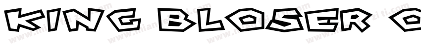 King Bloser One字体转换